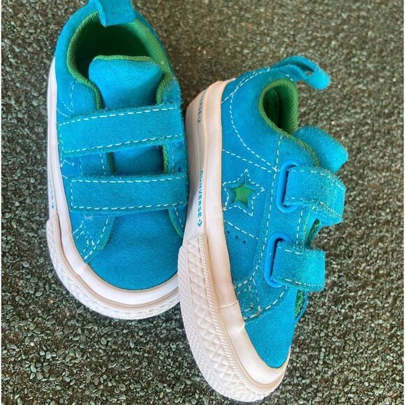Converse Toddler baby Toddler One Star 2V Ox Hawaiian Ocean Size 4 - Picture 4 of 13